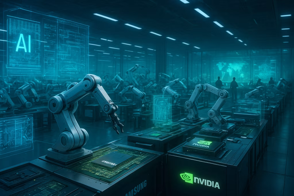 Samsung and NVIDIA Partner to Create AI-Driven Semiconductor Manufacturing Hub