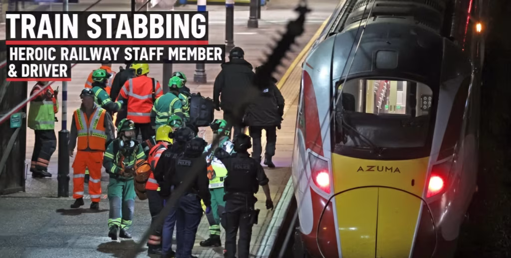 Heroism Amidst Horror: Railway Staff Member and Driver Commended After Multiple Stabbings on Train
