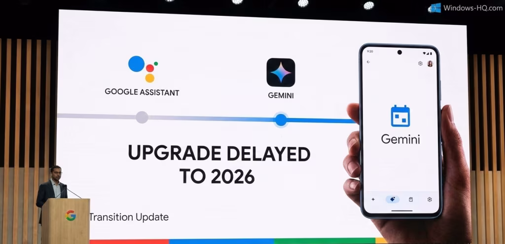 Google Delays Transition from Assistant to Gemini Until 2026
