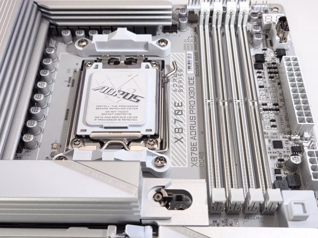 Gigabyte X870E Aorus Pro X3D ICE Motherboard Review