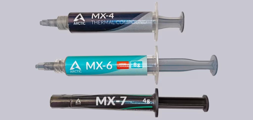 Arctic Thermal Paste Showdown: MX-4 vs. MX-6 vs. MX-7