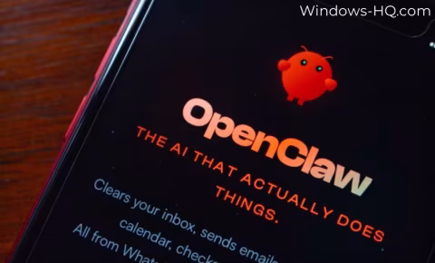 Screenshot displaying an application interface for OpenClaw, featuring a red cartoon robot character.