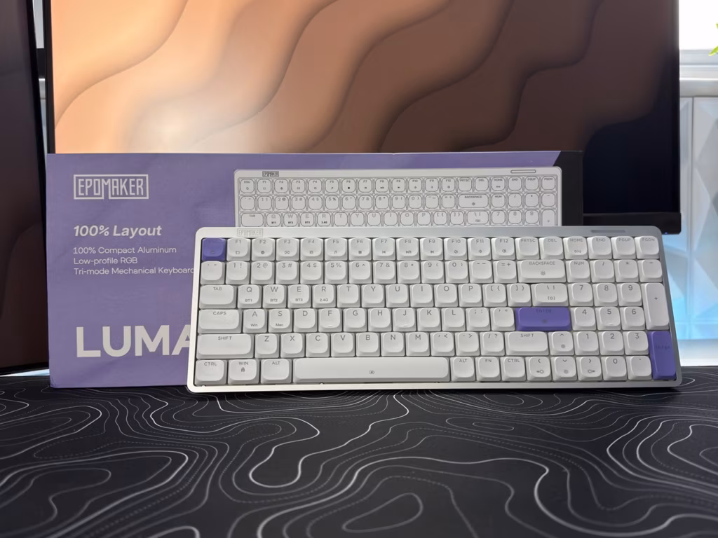 EPOMAKER LUMA100 Ergonomic Keyboard Delivers Compact Functionality