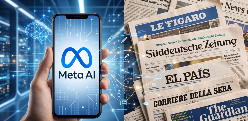 Meta AI Signs News Deals with European Publishers