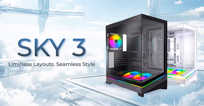 Montech Sky 3 Delivers Panoramic Views in Mid-Tower Form Factor