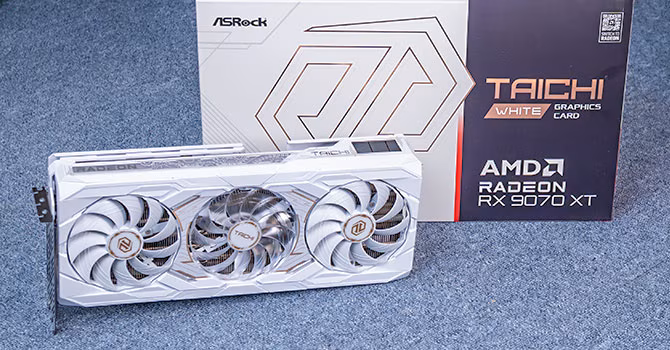 ASRock RX 9070 XT Taichi White OC Detailed Review