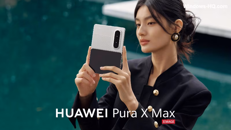Huawei Unveils Pura X Max: New Wide Foldable Challenges Apple and Samsung