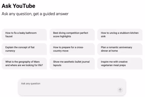 Google Rolls Out AI Chatbot Search Mode for YouTube