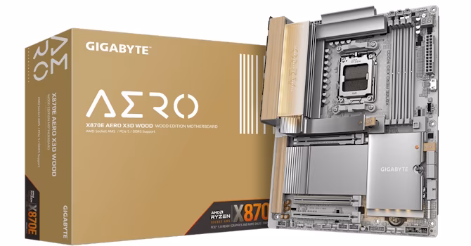 Gigabyte X870E Aero X3D Wood Review: Style Meets Solid Performance