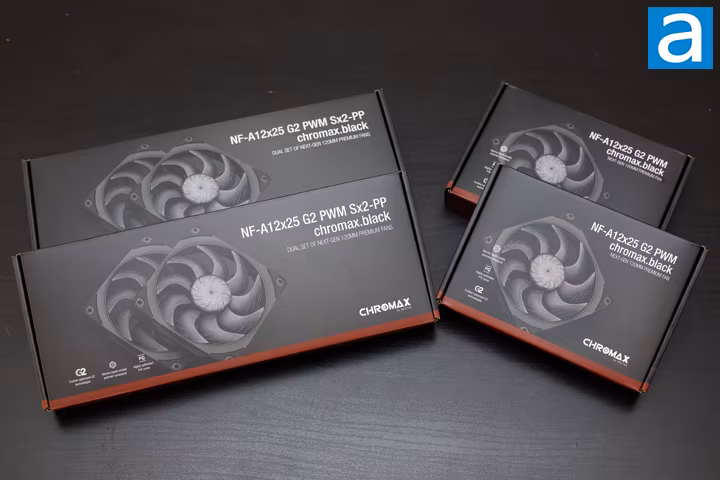 Noctua NF-A12x25 G2 chromax.black Fans Reviewed: Performance and Design Details