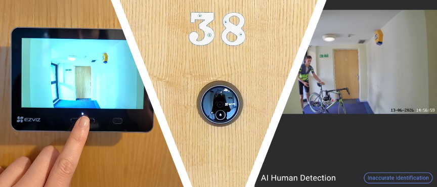 EZVIZ Peephole Door Viewer Review: Security, Design, and Facial Recognition