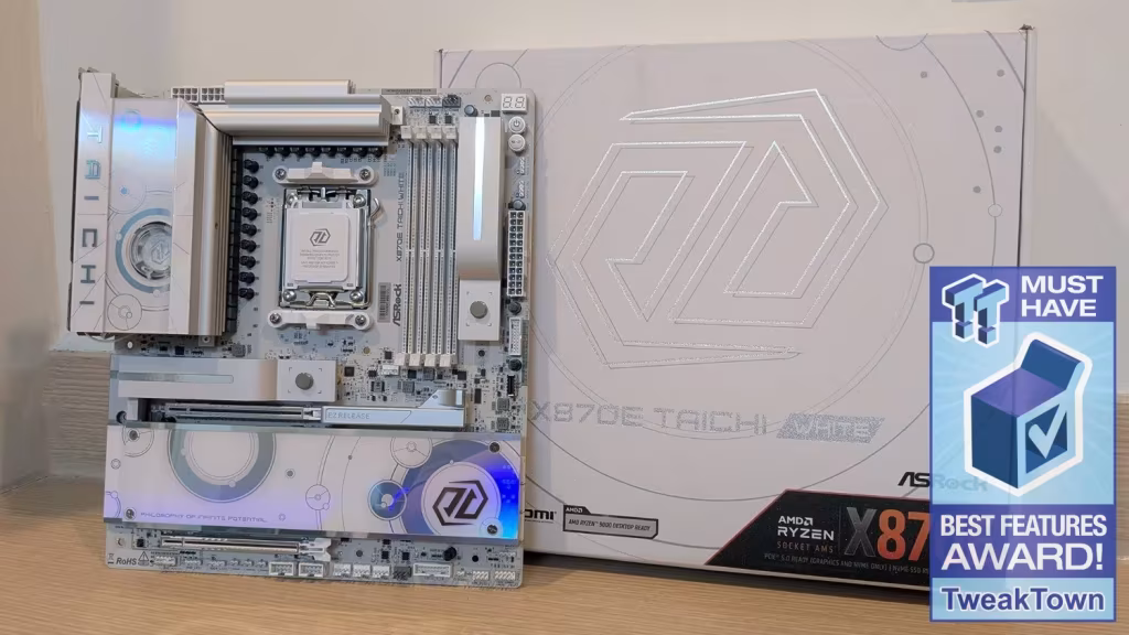 ASRock X870E Taichi White Review: Premium Features and Performance Showcase